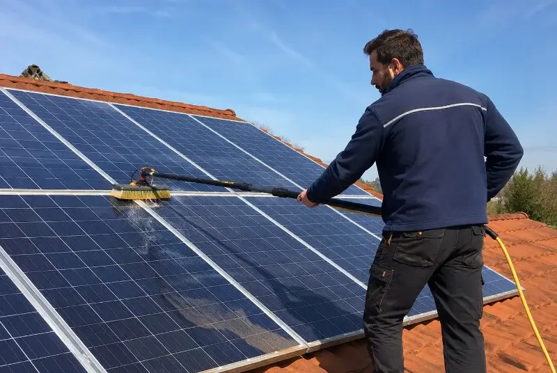 Nettoyage et entretien de panneaux solaires à Arre