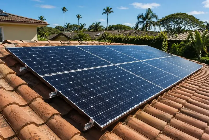 Installation de panneaux solaires à Arre